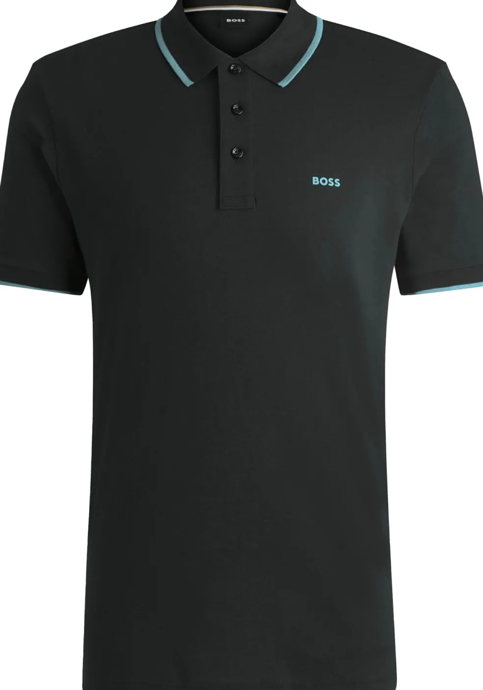 BOSS Parlay regular fit polo, pique, donkerblauw