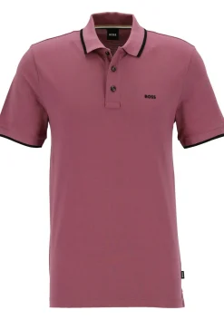 BOSS Parlay regular fit polo, pique, paars