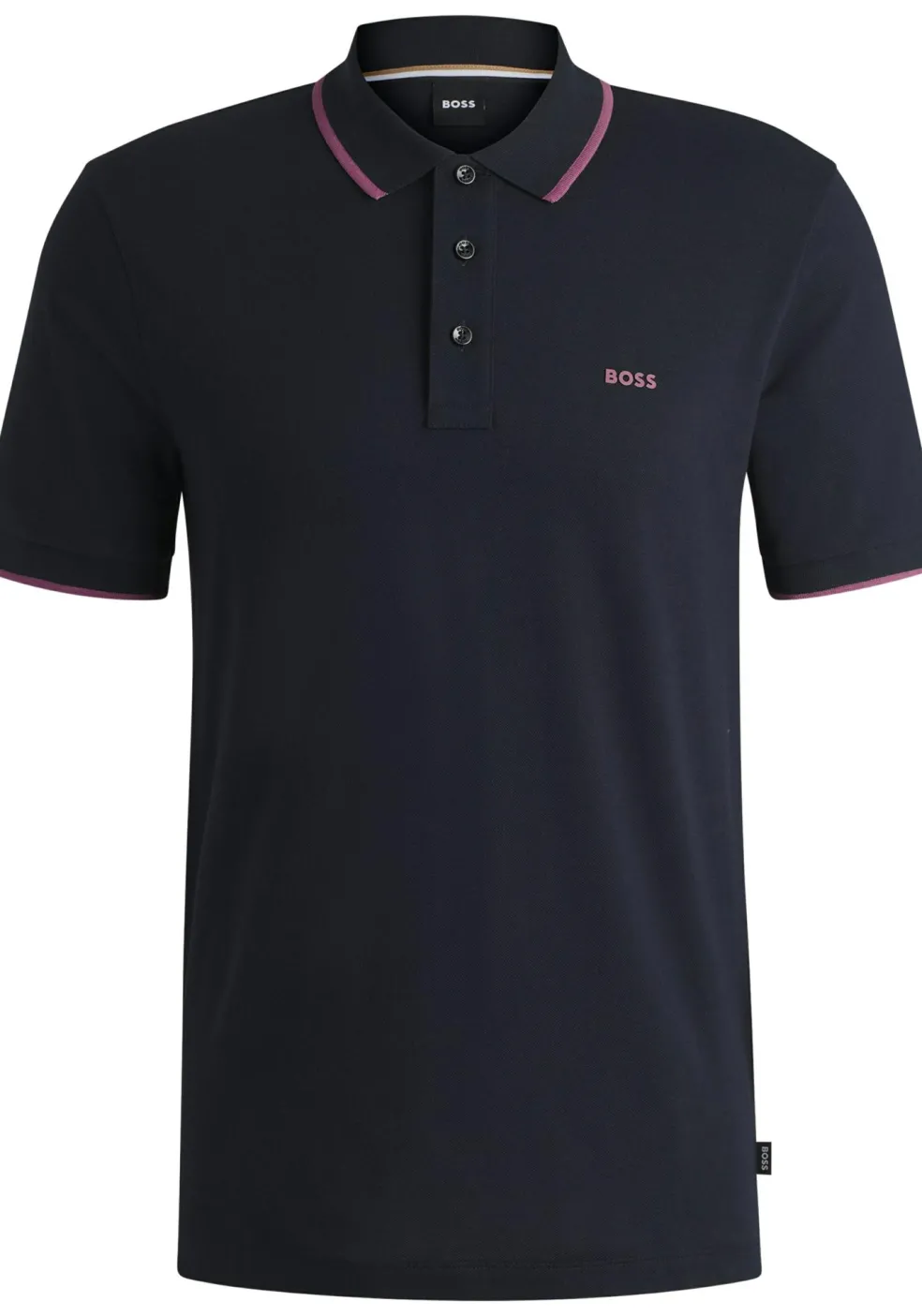 BOSS Parlay regular fit polo, pique, zwart