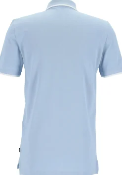 BOSS Parlay regular fit polo, pique, lichtblauw
