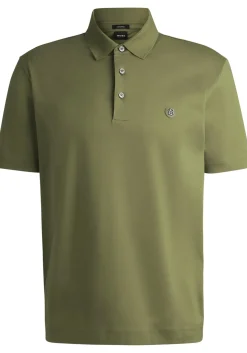 BOSS Parris regular fit heren polo, pique, groen