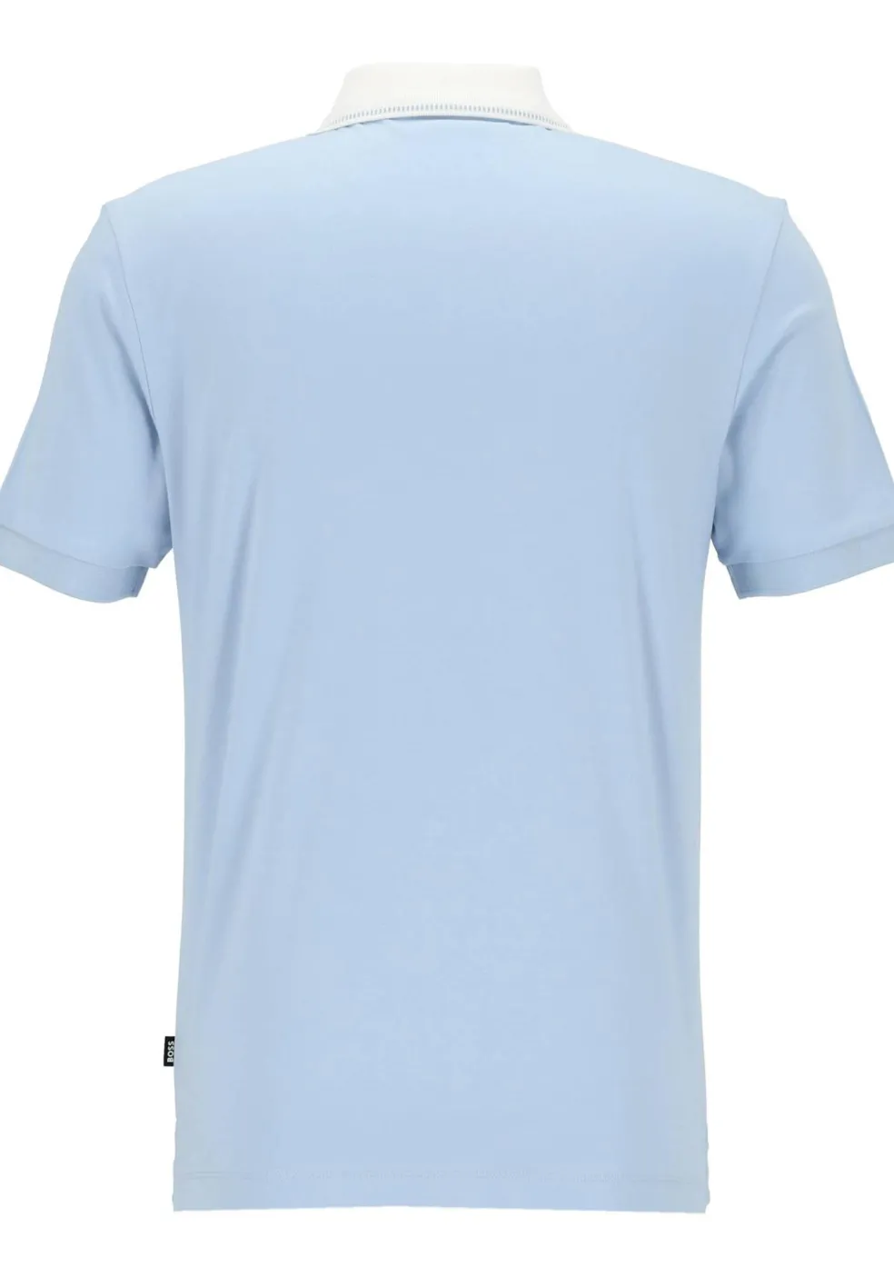 BOSS Phillipson slim fit heren polo, pique, lichtblauw