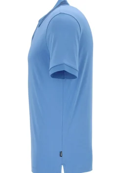 BOSS Phillipson slim fit heren polo, pique, kobalt blauw