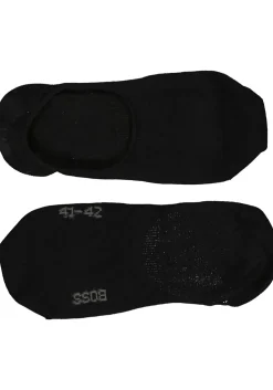 BOSS Shoeliner Stay On (2-pack), herensokken katoen onzichtbaar, zwart