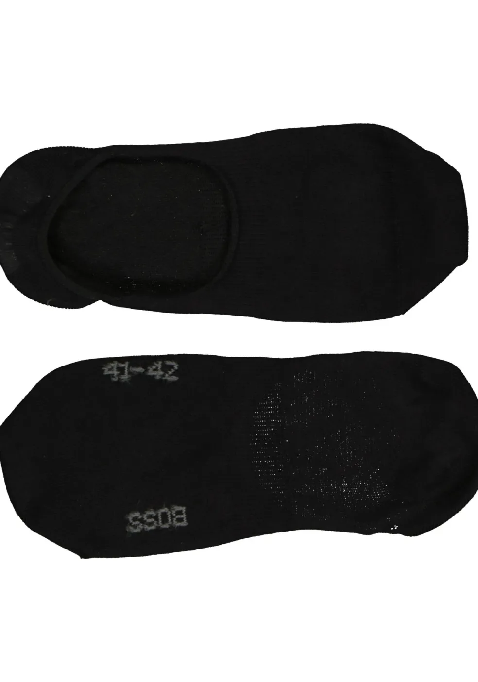 BOSS Shoeliner Stay On (2-pack), herensokken katoen onzichtbaar, zwart
