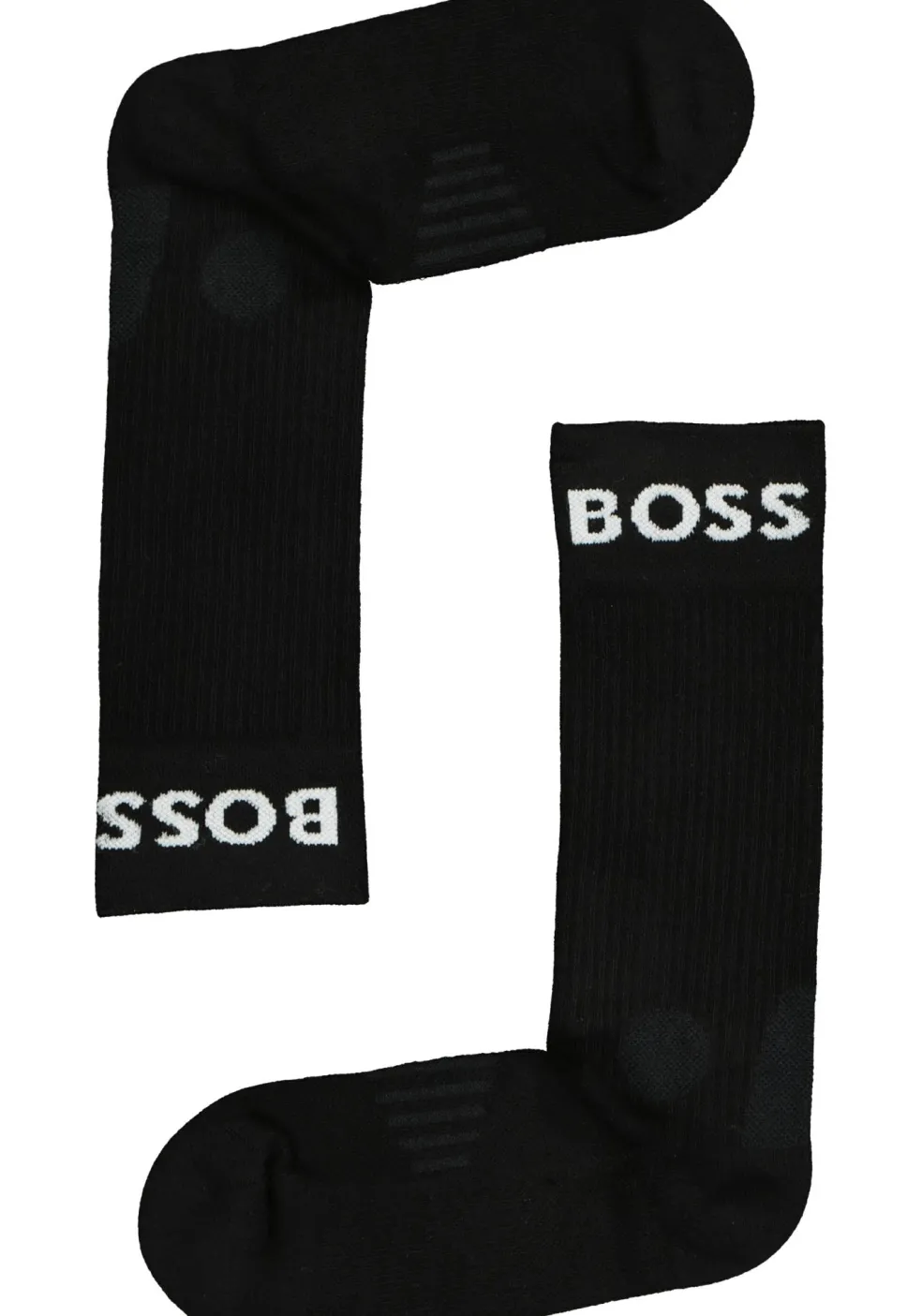 BOSS Sport Logo (2-pack), heren sportsokken katoen, zwart