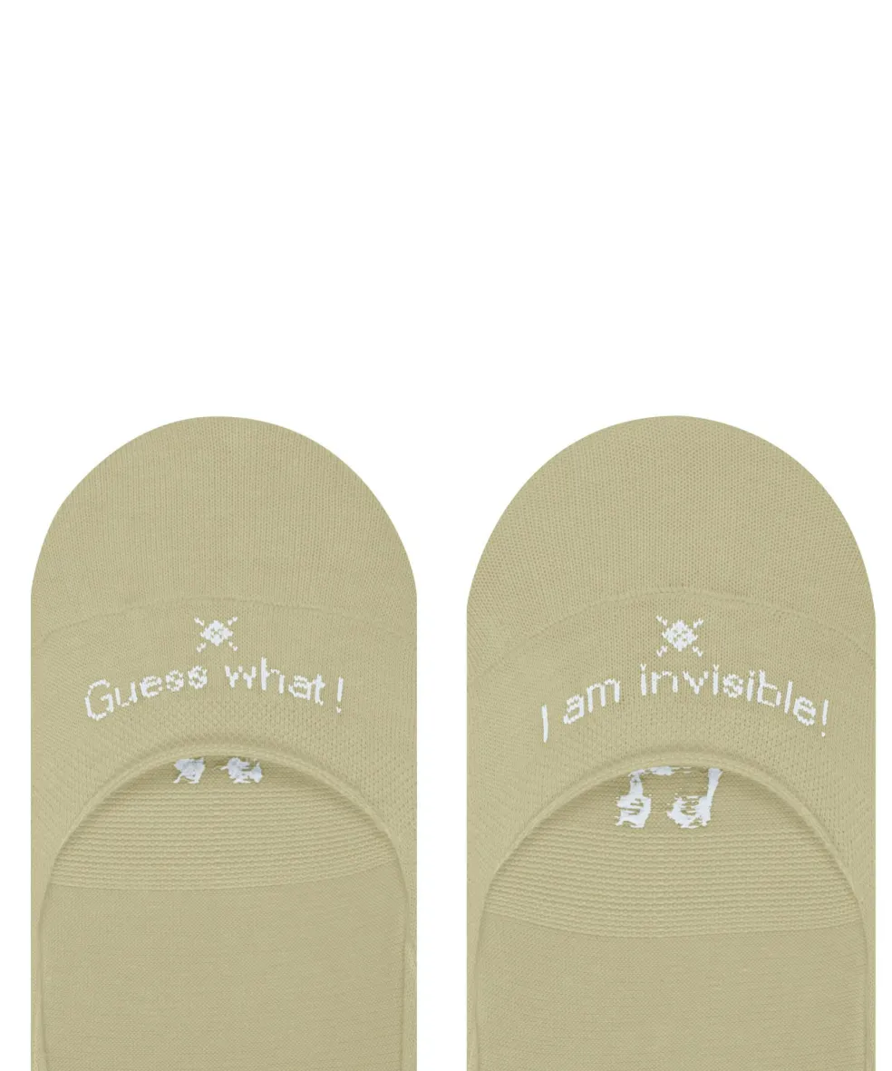 Burlington Aberdeen dames invisible sokken, beige (cream)