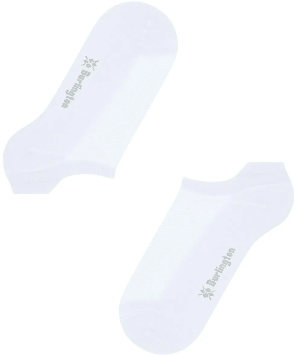 Burlington Athleisure dames sneakersokken, wit (white)