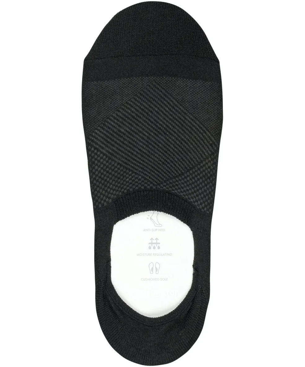 Burlington Athleisure dames invisible sokken, zwart (black)