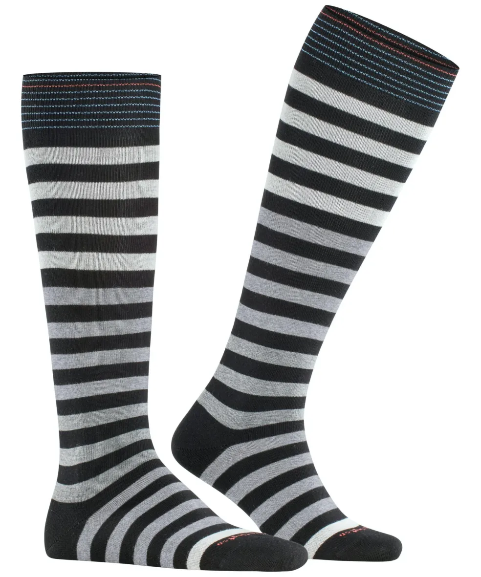 Burlington Blackpool heren kniekousen, zwart (black)