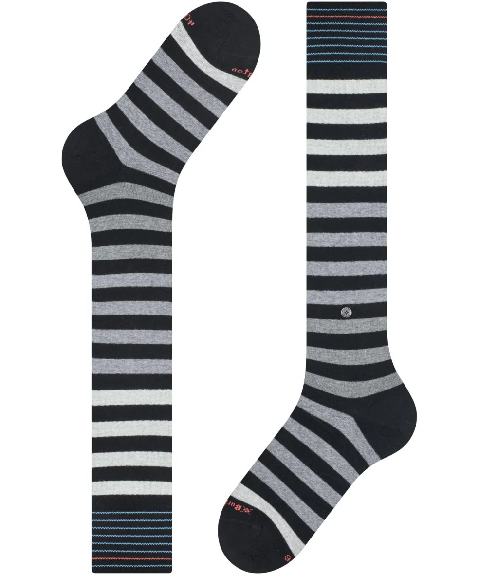 Burlington Blackpool heren kniekousen, zwart (black)