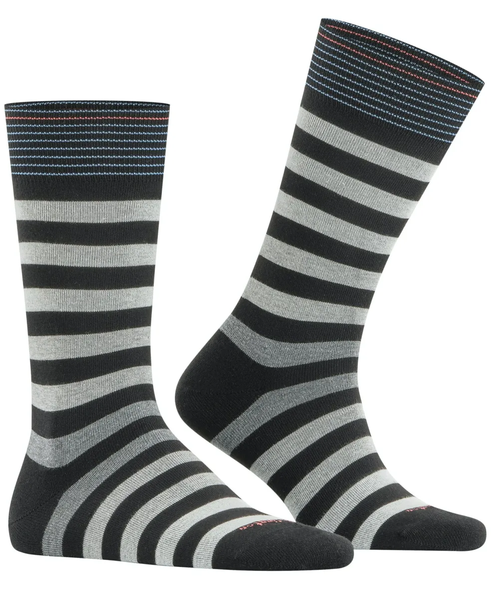 Burlington Blackpool herensokken, zwart (black)