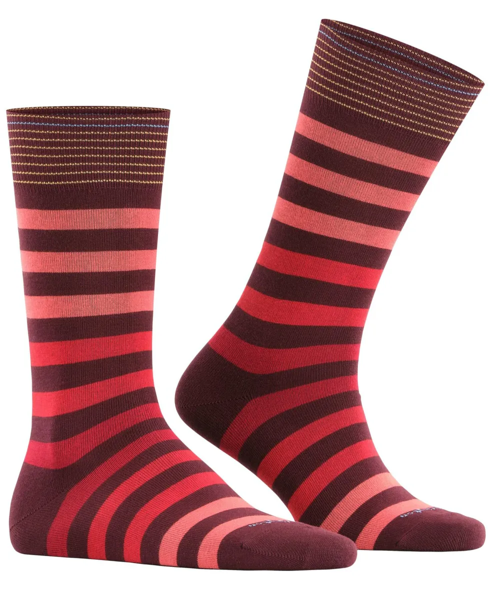 Burlington Blackpool herensokken, roze (coralred)