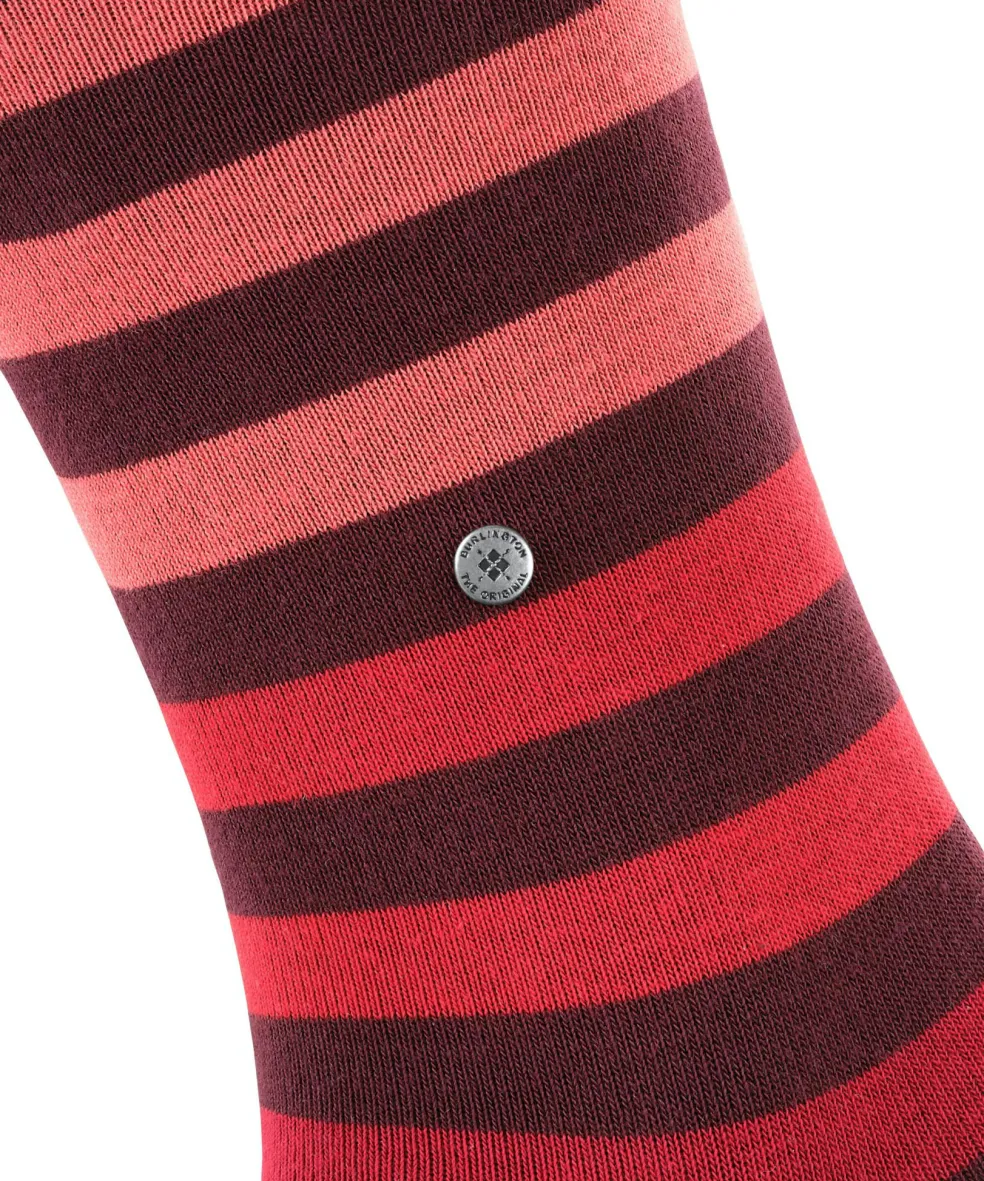 Burlington Blackpool herensokken, roze (coralred)