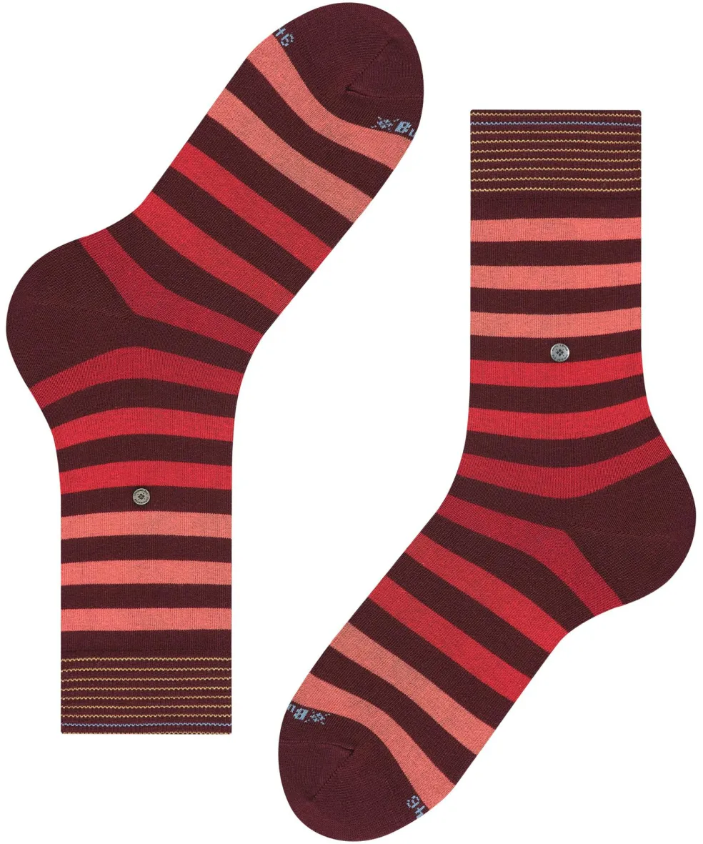Burlington Blackpool herensokken, roze (coralred)