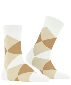 Burlington Bonnie damessokken kort, multicolor (off-white)