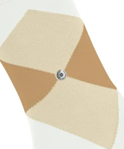 Burlington Bonnie damessokken kort, multicolor (off-white)