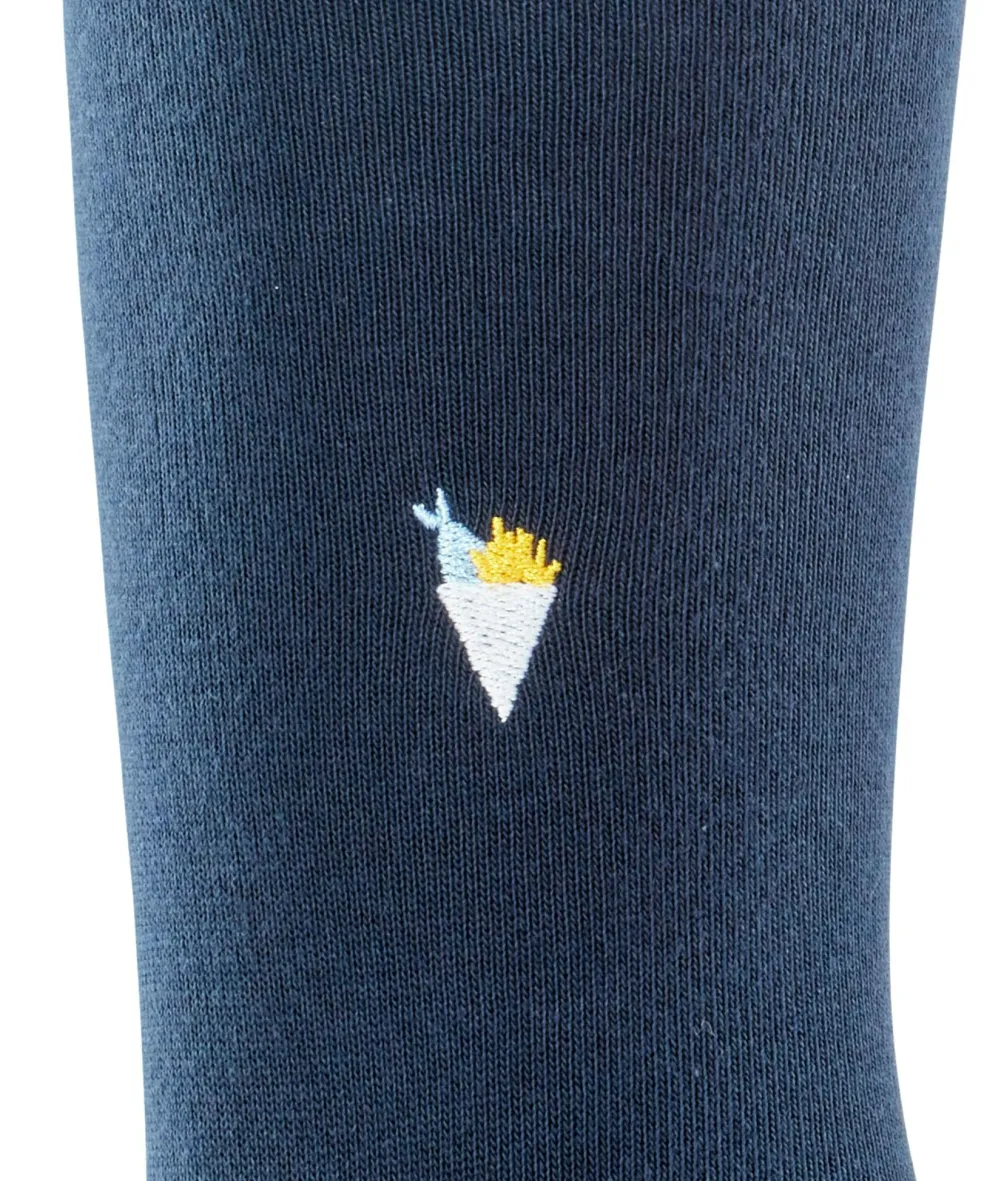 Burlington Brit Style herensokken, blauw (marine)