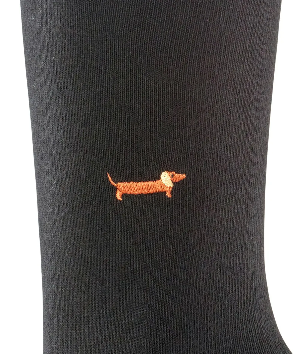 Burlington Brit Style herensokken, zwart (black)