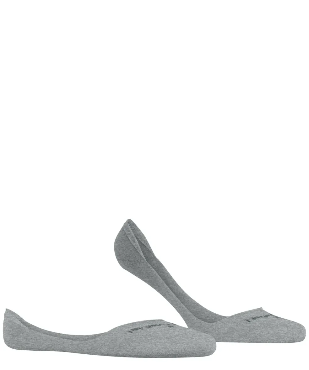 Burlington Carrington heren invisible sokken, grijs (light grey)