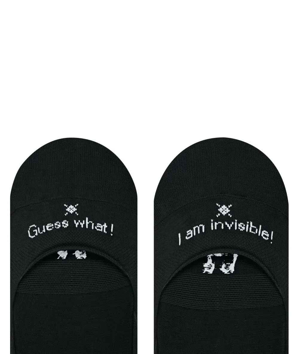 Burlington Carrington heren invisible sokken, zwart (black)