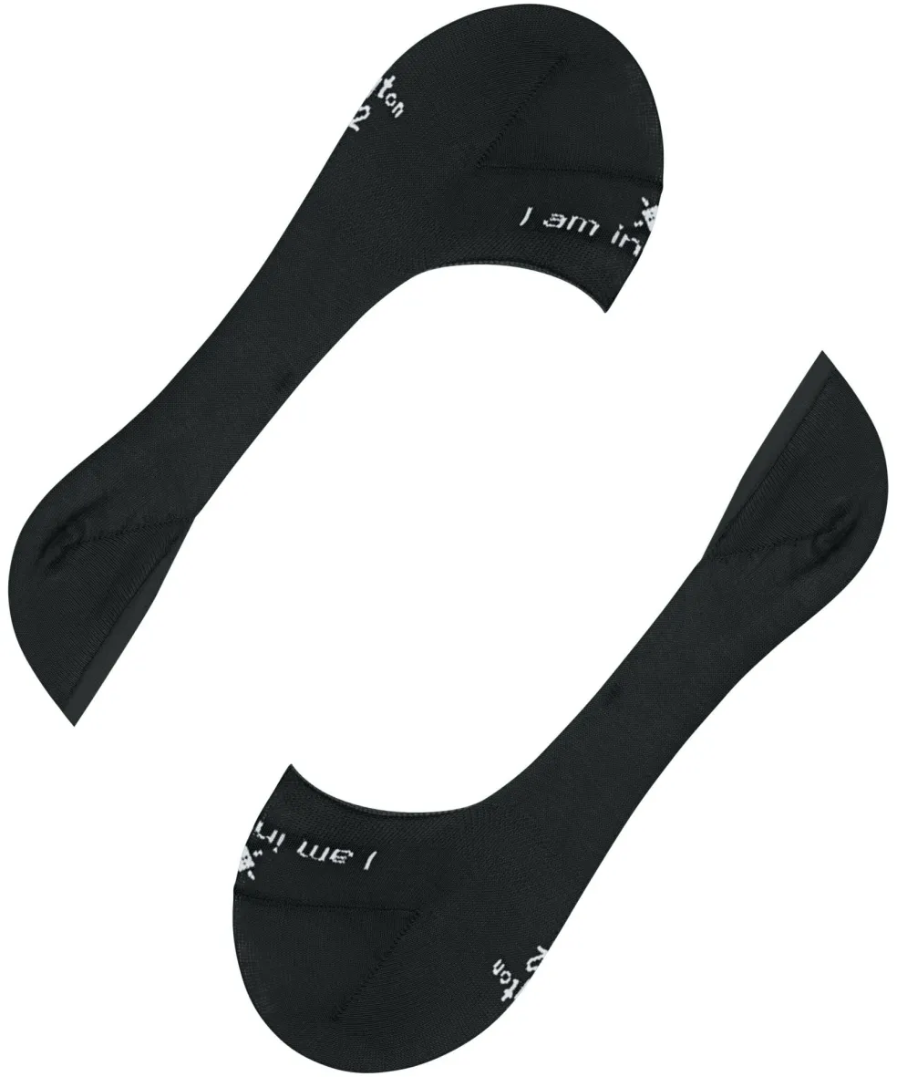 Burlington Carrington heren invisible sokken, zwart (black)