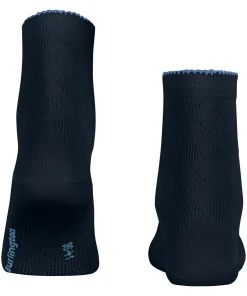 Burlington Chelsea damessokken kort, blauw (marine)
