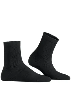 Burlington Chelsea damessokken kort, zwart (black)