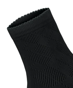 Burlington Chelsea damessokken kort, zwart (black)
