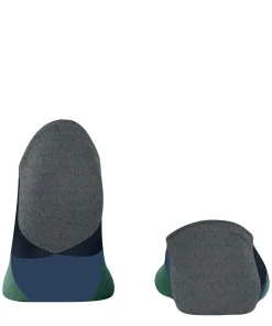 Burlington Clyde heren sneakersokken, grijs (carbon mel.)