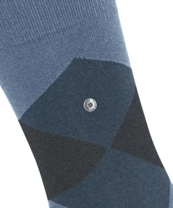 Burlington Clyde herensokken, blauw (light jeans)