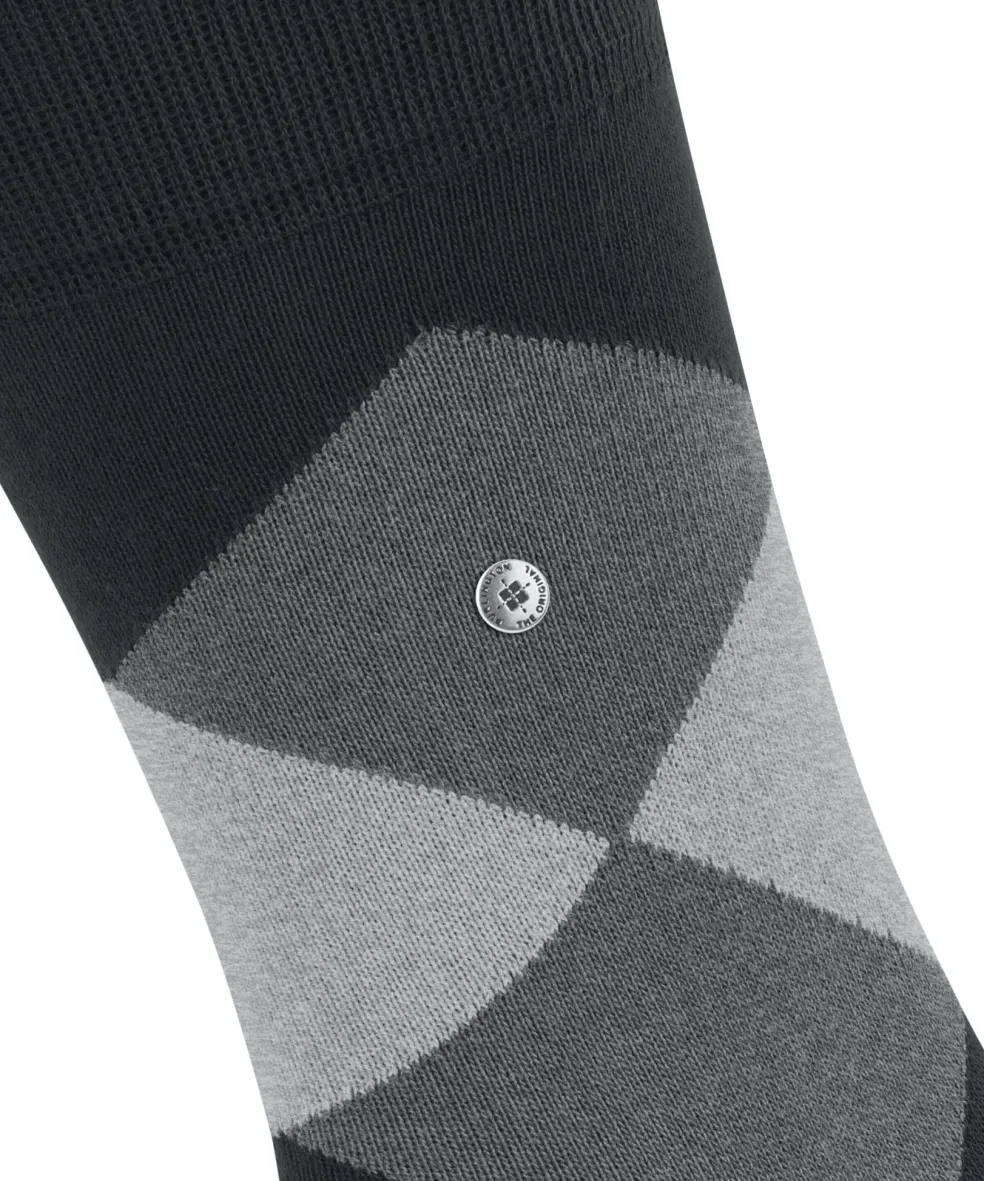 Burlington Clyde herensokken, zwart (black)