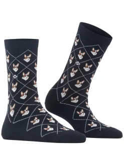 Burlington Corgi damessokken, zwart (black)