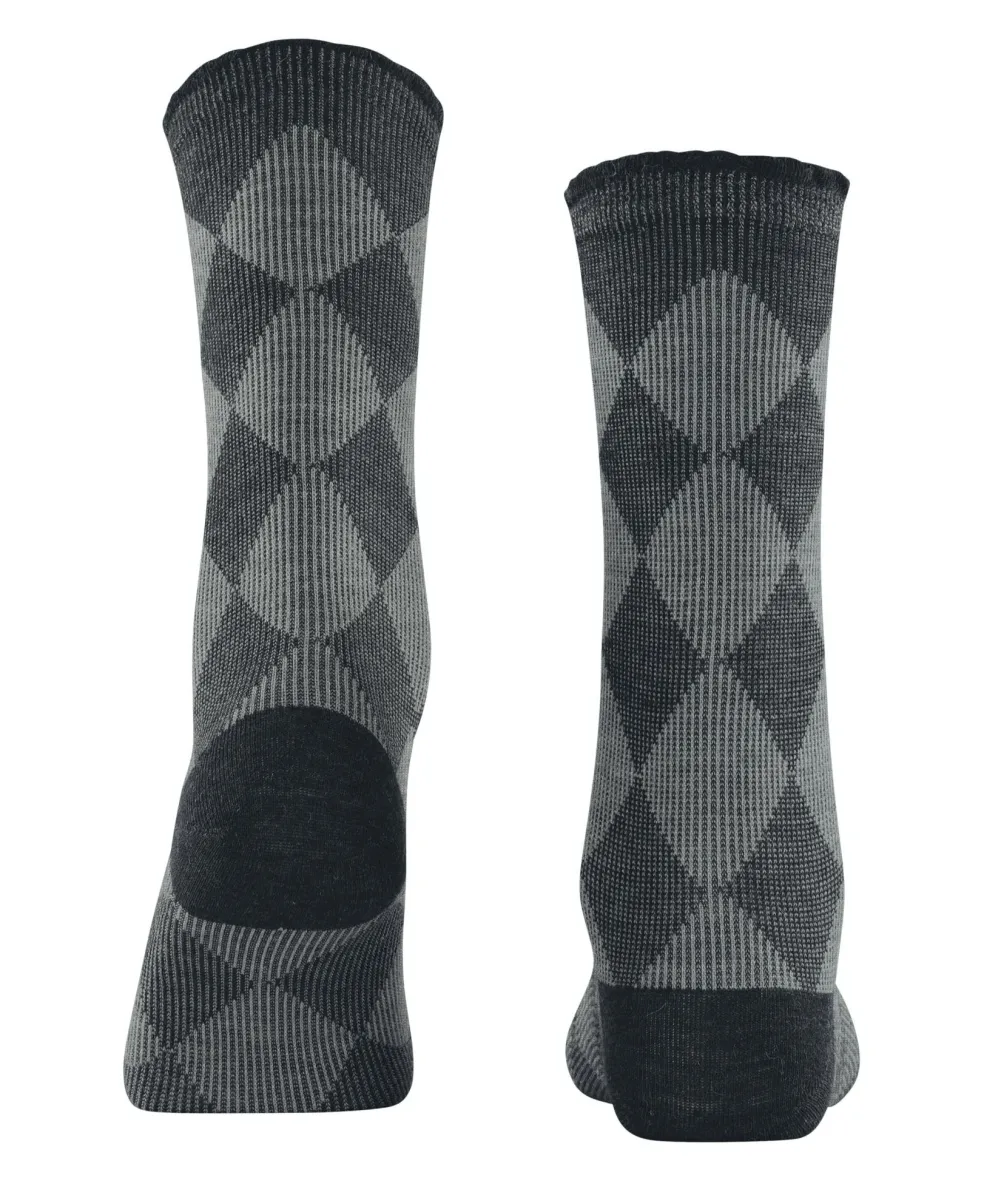 Burlington Dalston damessokken, zwart (black)