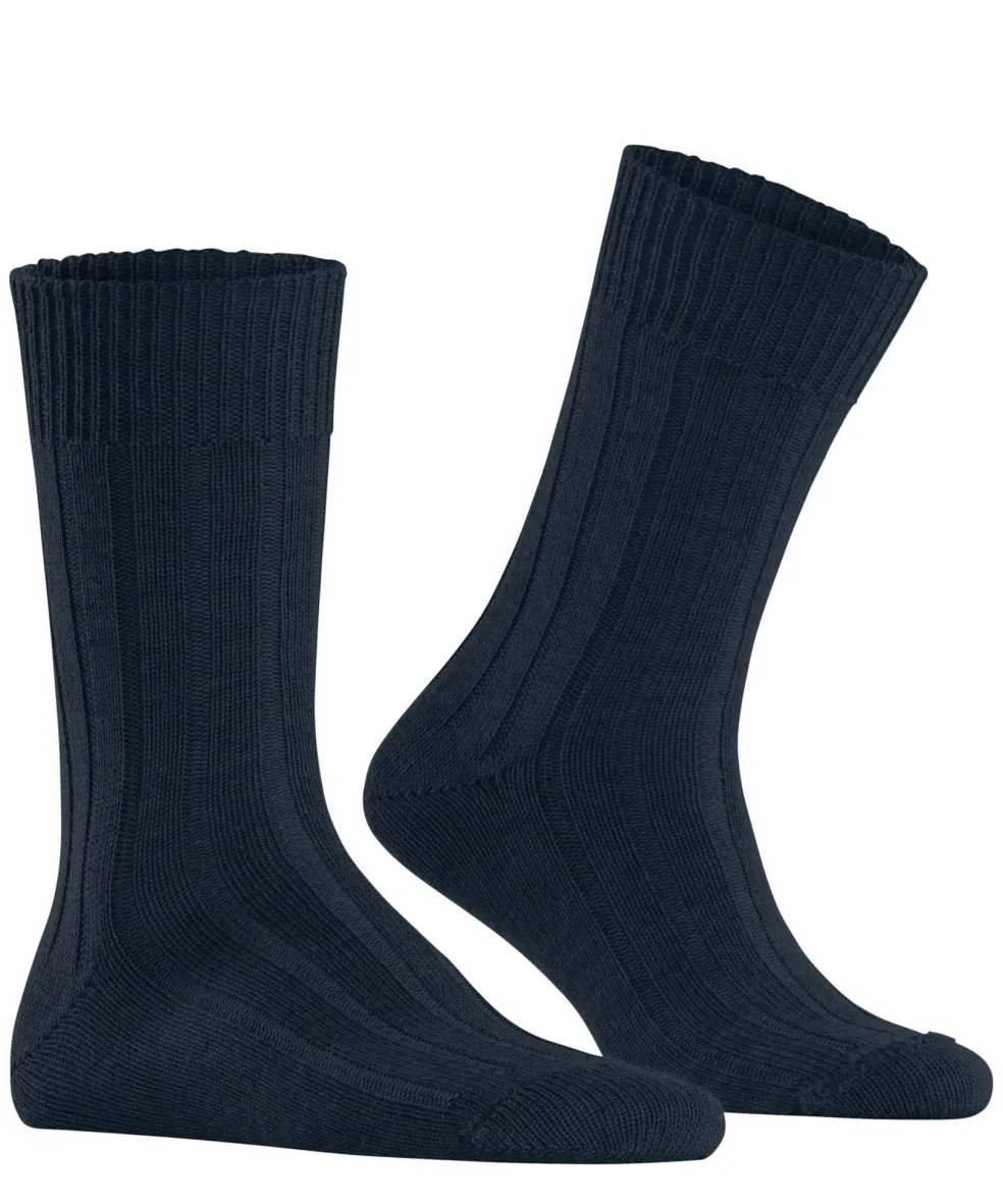 Burlington Dover herensokken, blauw (marine)