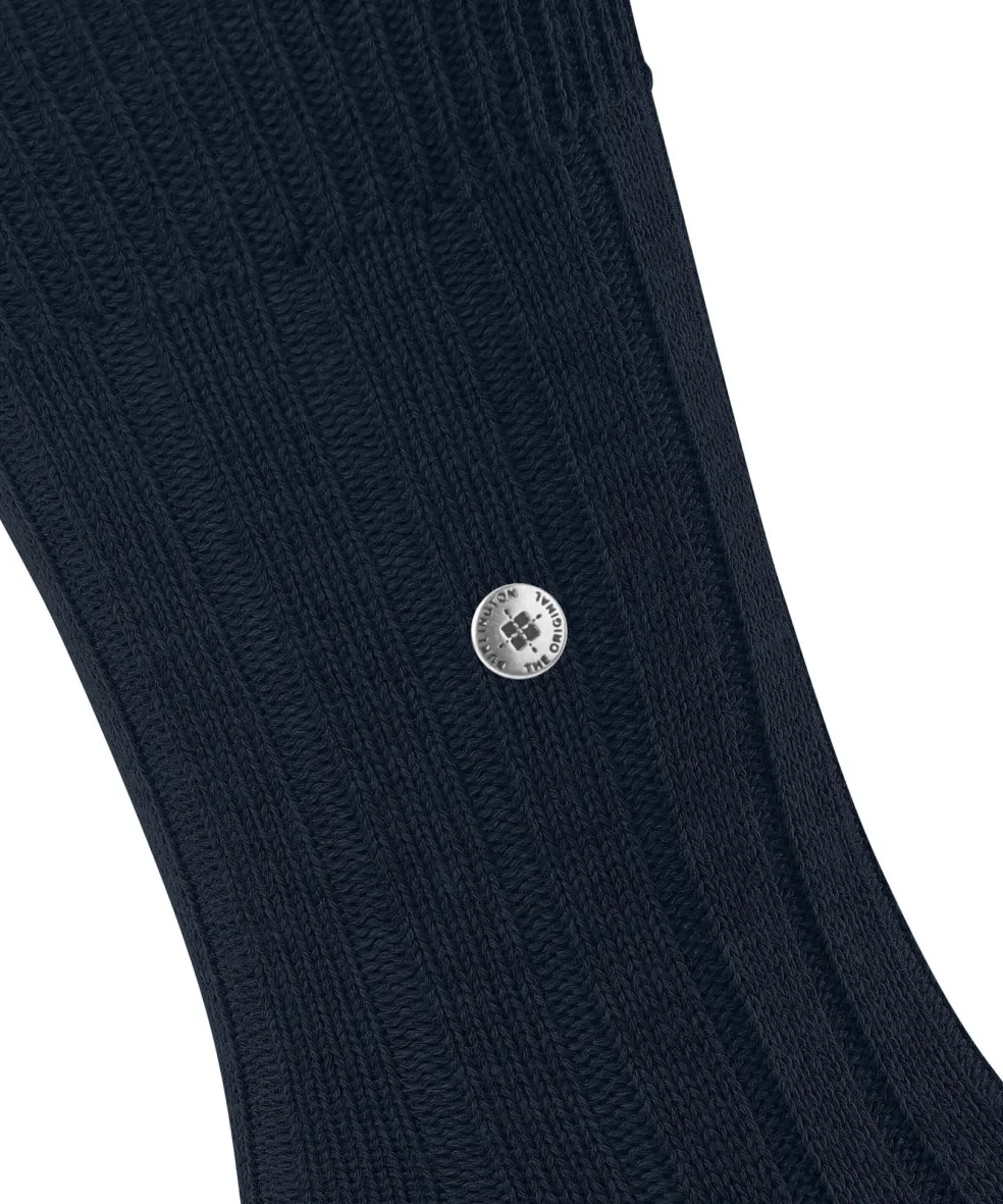 Burlington Dover herensokken, blauw (marine)