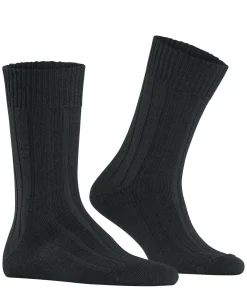 Burlington Dover herensokken, zwart (black)