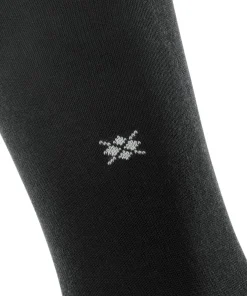 Burlington Dublin heren kniekousen, zwart (black)