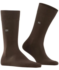 Burlington Dublin herensokken, bruin (chocolate)