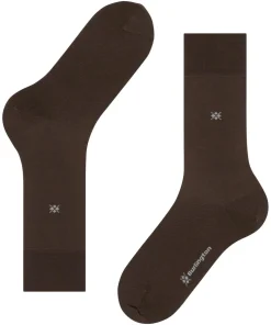 Burlington Dublin herensokken, bruin (chocolate)