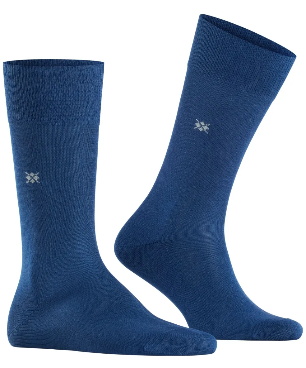 Burlington Dublin herensokken, blauw (night blue)