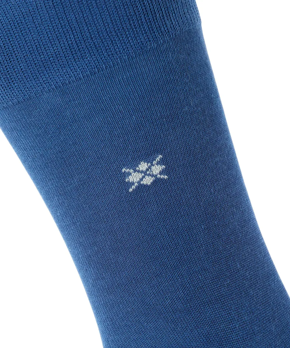 Burlington Dublin herensokken, blauw (night blue)