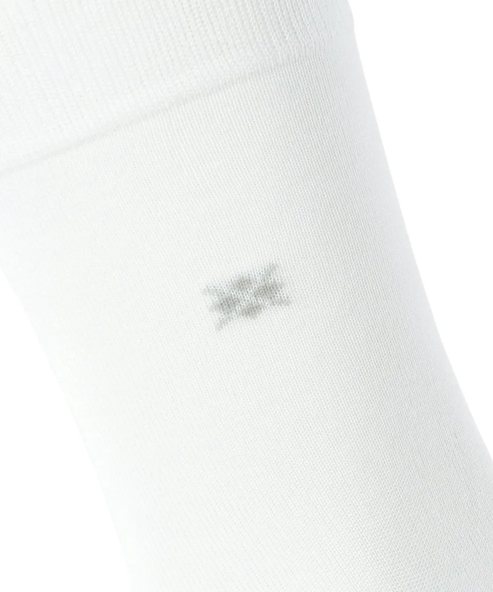 Burlington Dublin herensokken, wit (white)