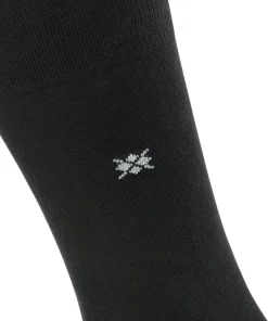 Burlington Dublin herensokken, zwart (black)