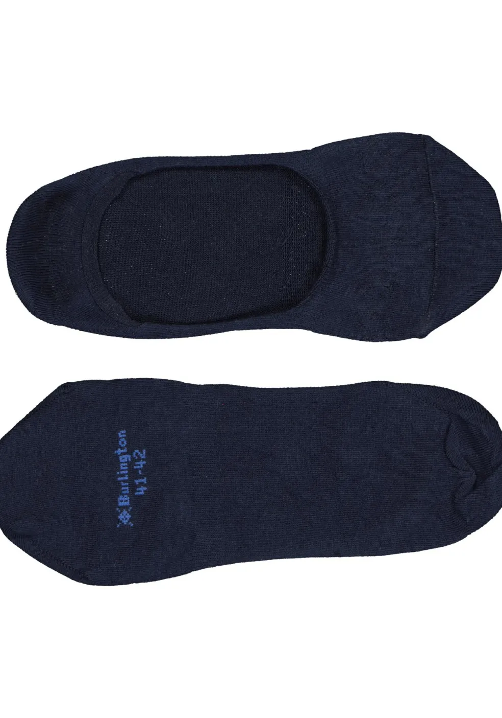 Burlington Everyday dames invisible sokken (2-pack), katoen, marine blauw