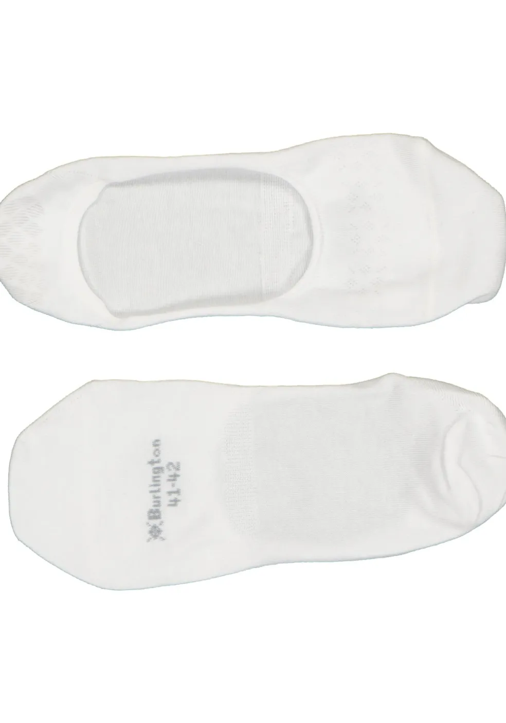 Burlington Everyday dames invisible sokken (2-pack), katoen, wit