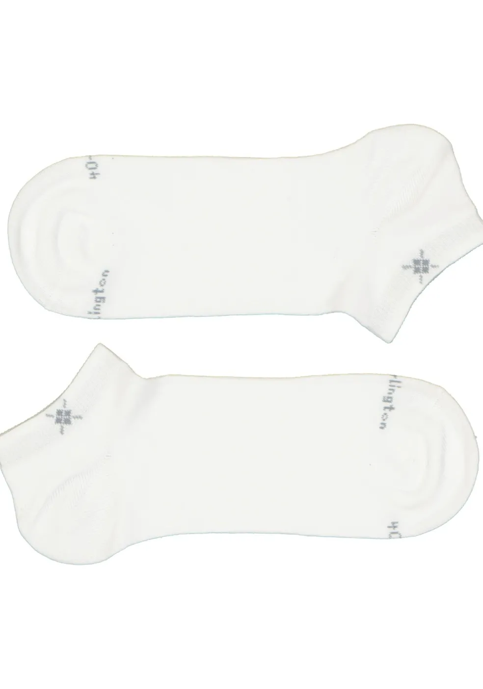 Burlington Everyday heren enkelsokken (2-pack), katoen, wit