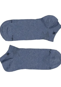 Burlington Everyday heren enkelsokken (2-pack), katoen, jeans blauw