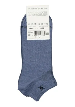 Burlington Everyday heren enkelsokken (2-pack), katoen, jeans blauw