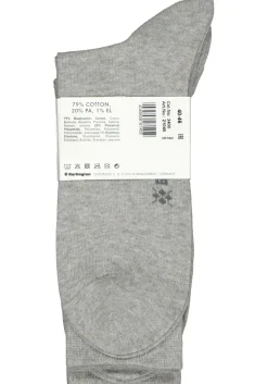 Burlington Everyday herensokken (2-pack), katoen, licht grijs